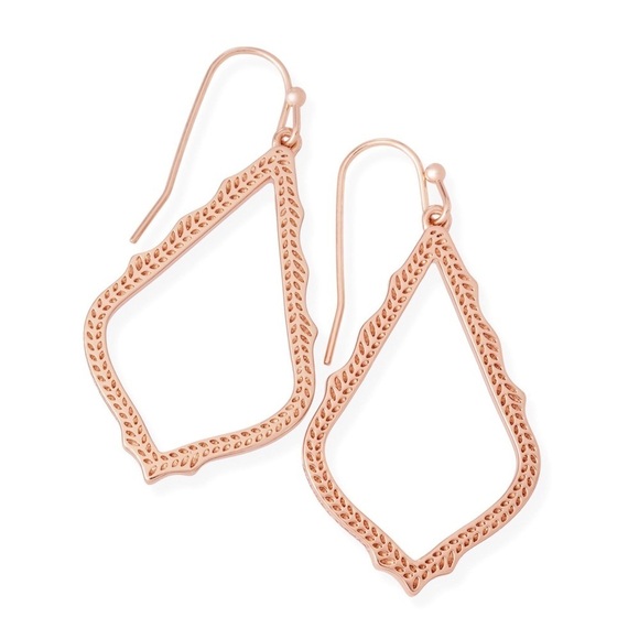 KENDRA SCOTT • Rose Gold Sophia Earrings - Picture 2 of 4